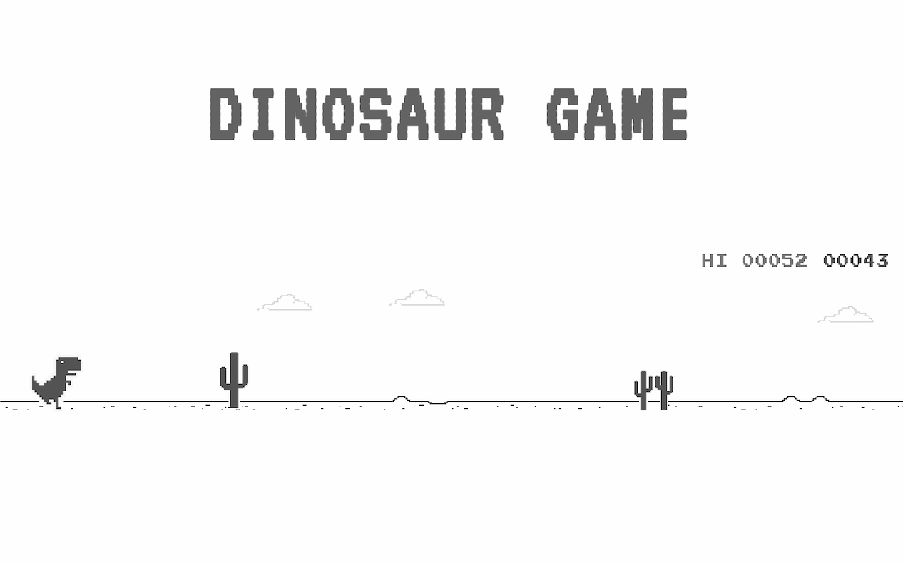 Dinosaur Game - Play Online Free