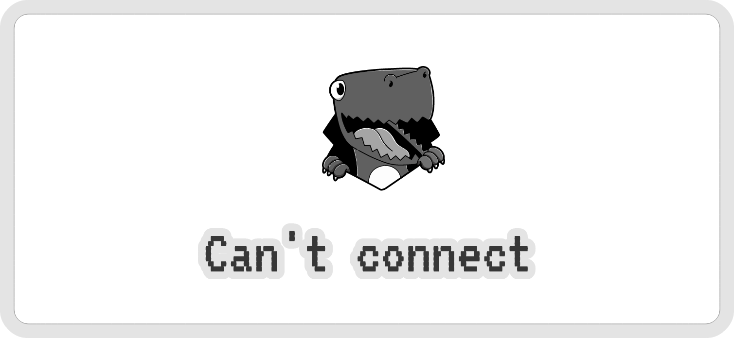 What is the story behind Chrome's 'unable to connect to the internet' T-Rex  image? - Quora