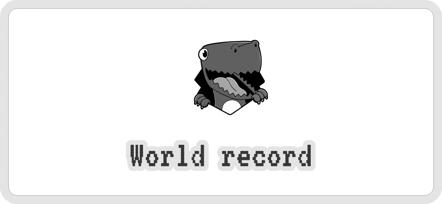 Google Chrome Dinosaur Game [Bird Update] BEST SCORE OF THE WORLD